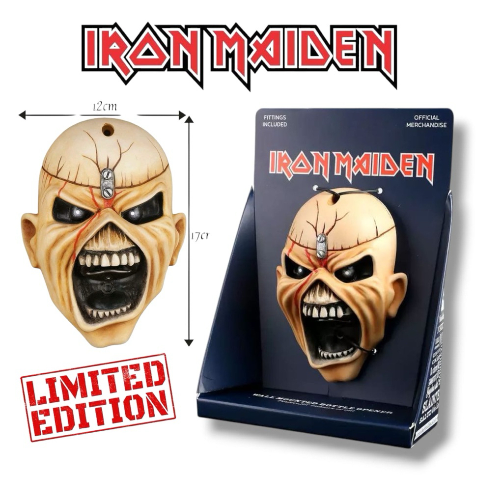 Iron Maiden Merchandise Eddie Trooper Bottle Opener Official Pembuka Botol Bir Iron Maiden RARE!