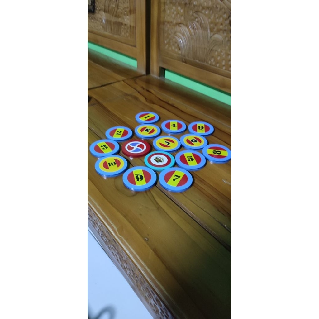 30 pcs biji karambol diameter 6,5 CM