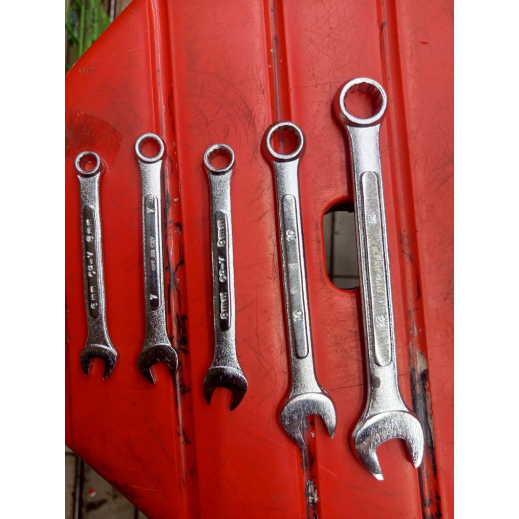 kunci ring pas OPT ukuran 6 7 8 10 11 12 13 14 15 16 17 18 combination wrench