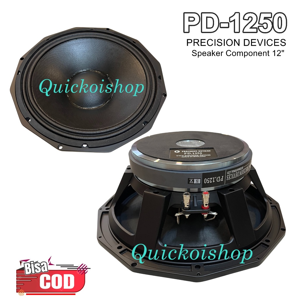speaker component 12'' PD1250 Coil 3 Inch