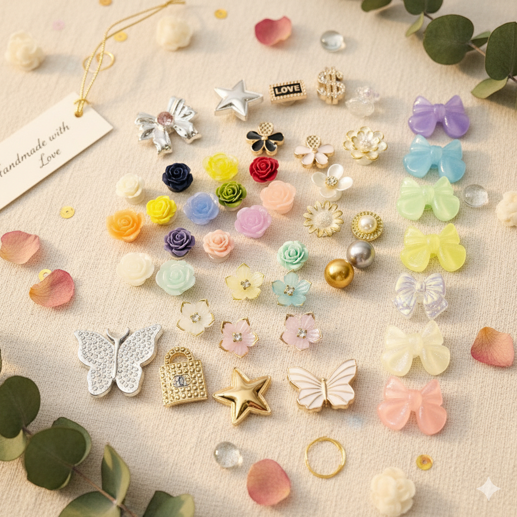 Pin Charm Aksesoris Hiasan Sandal Baim Pin Kancing Sendal Kodok Bahan Pvc