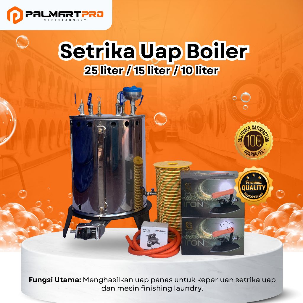 Setrika Uap Boiler 10liter