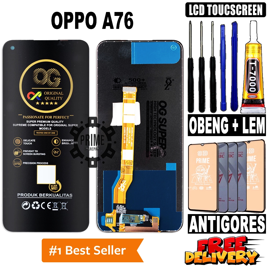 LCD OPPO A76 ORIGINAL OEM LCD TOUCHSCREEN OPPO A76 FULLSET