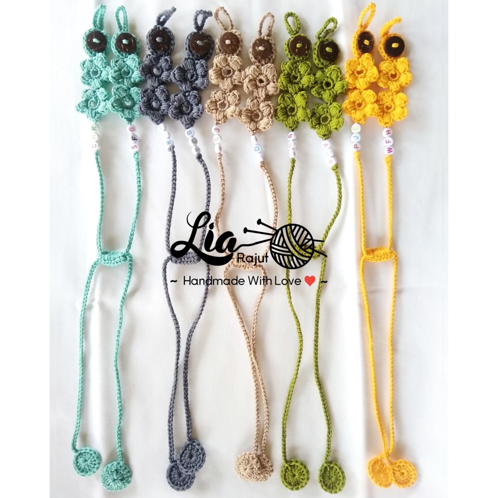 strap masker/konektor Masker/konektor Masker rajut/Strap Masker Rajut/strap masker