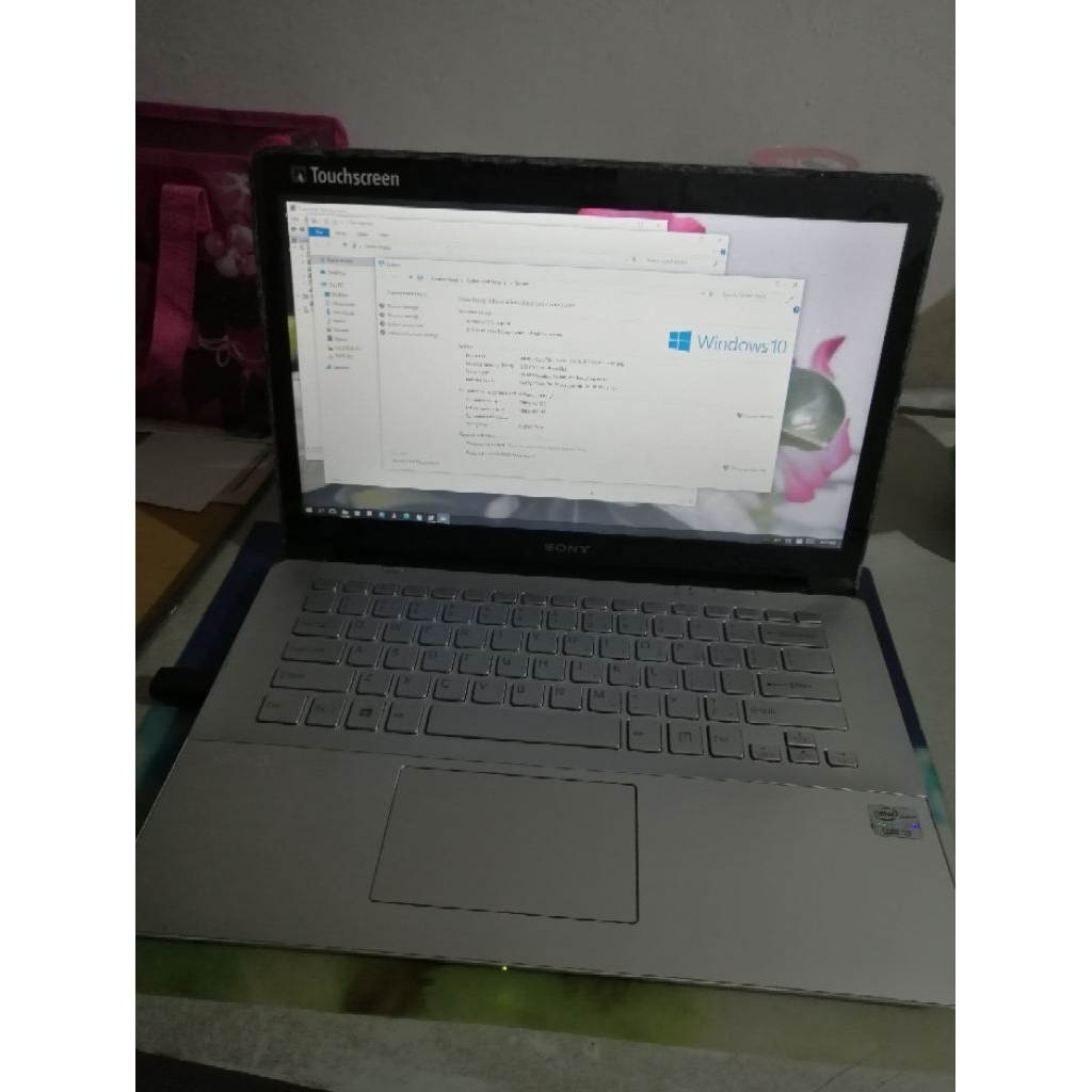 Laptop Touchscreen notebook Sony Vaio SVF14A16SGS core i7 8GB ssd