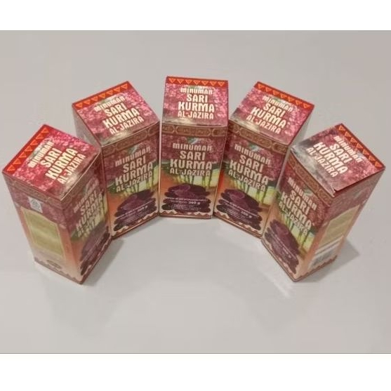 PAKET 5 BOTOL | SARI KURMA AL-JAZIRA | AL-JAZIRA SARI KURMA | KURMA JAZIRA | MINUMAN SARI KURMA | MI