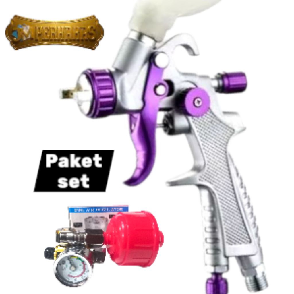 Spray Gun Auarita H891 HVLP 0.8/1.0/1.2mm Cup 250ml Automotive Painting