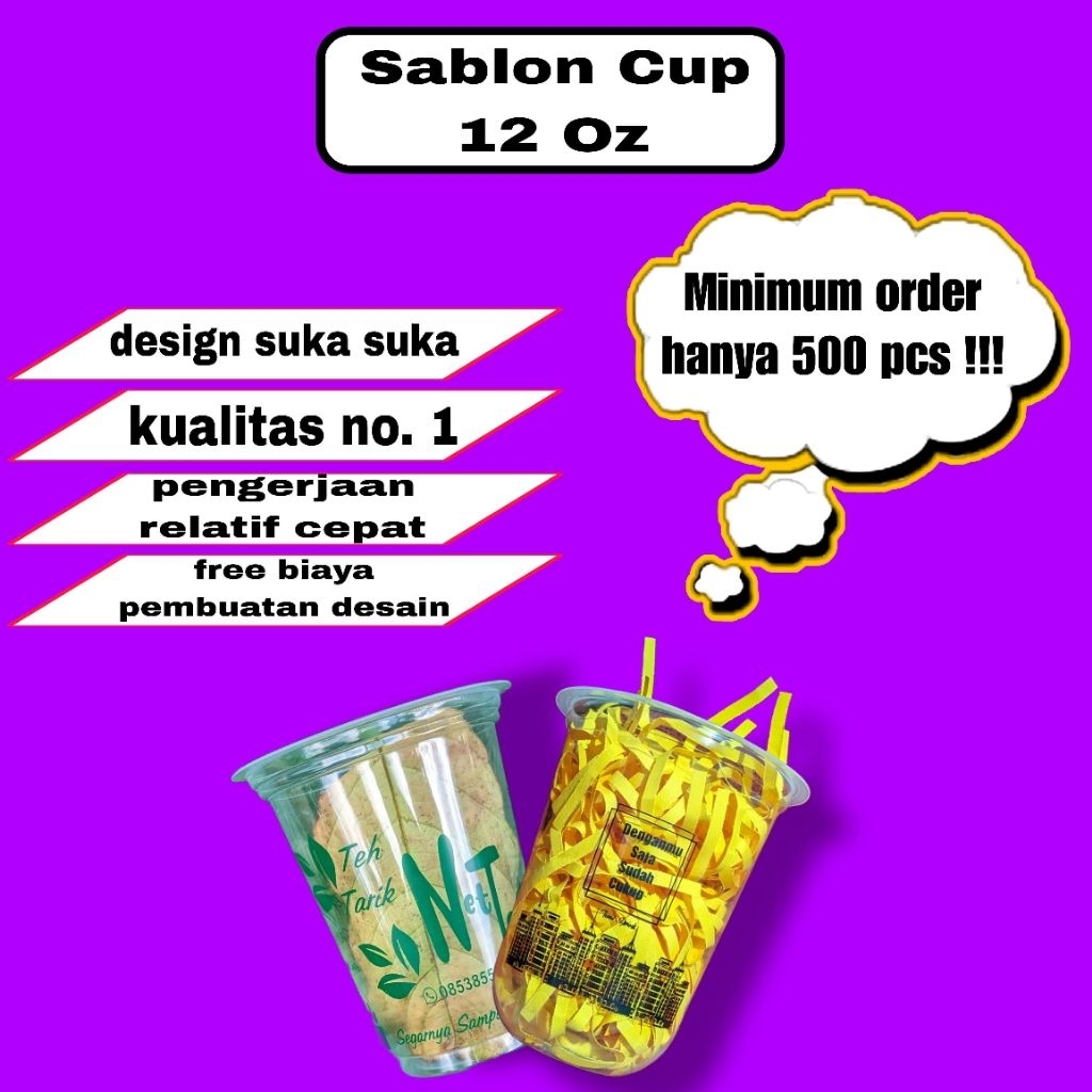 Custom cup 12 Oz