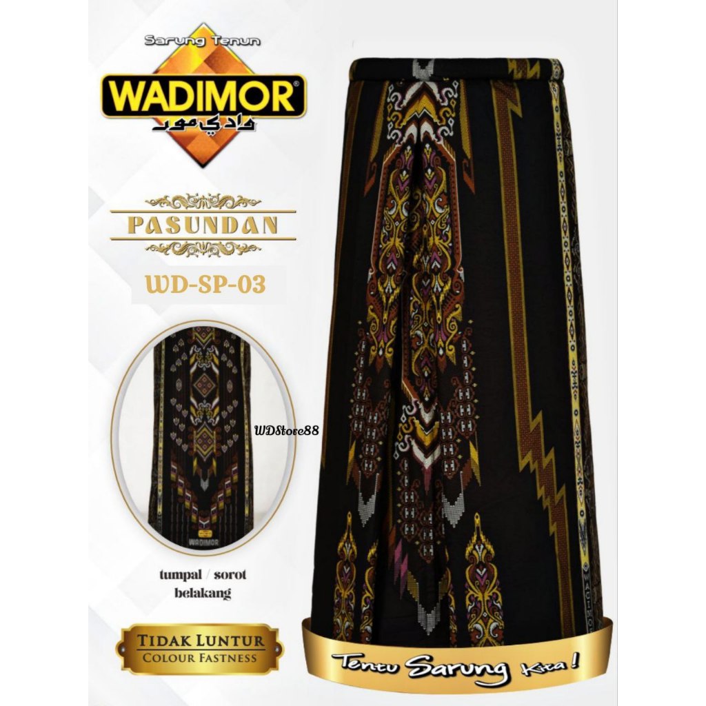 Sarung Wadimor Motif | Sarung Kembang Gus Iqdam | Sarung Tenun Wadimor | Wadimor Primer Gunungan | S