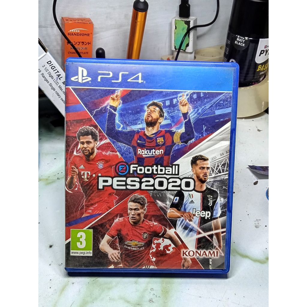 kaset/BD ps4 PES2020 bekas pakai normalseken