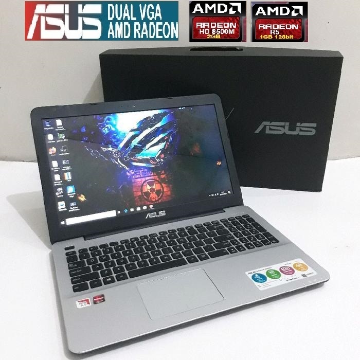 Laptop Gaming Desain Asus Dual Vga 2Gb Ram 8gb Hardisk Ssd