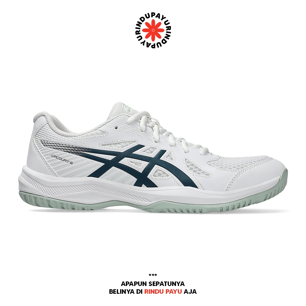 ASICS UPCOURT 6 (1071A104-104) - Sepatu Olahraga Indoor Volleyball Badminton Original