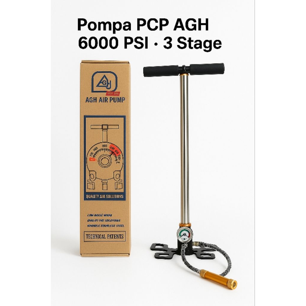 Pompa PCP AGH 3 Stage 6000 PSI – Pompa PCP AGH 6000 PSI – Pompa PCP Murah
