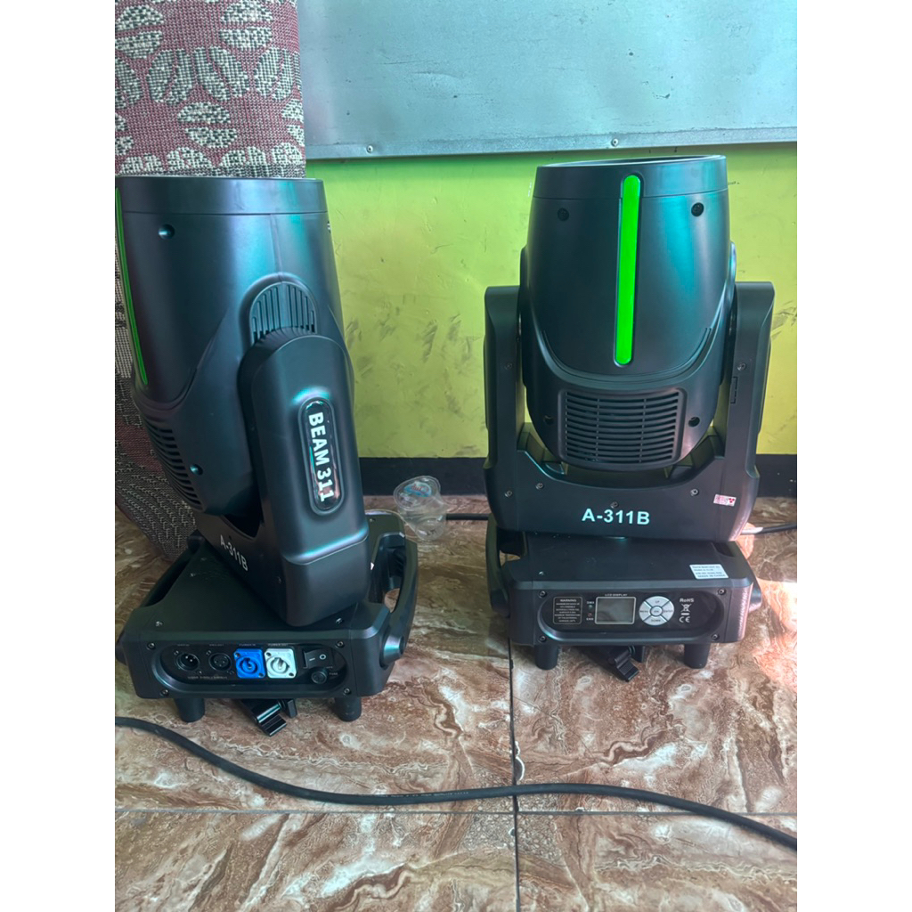 Moving head Beam Redsun 311w original harga 2 unit beam bonus hardcase dan kabel2