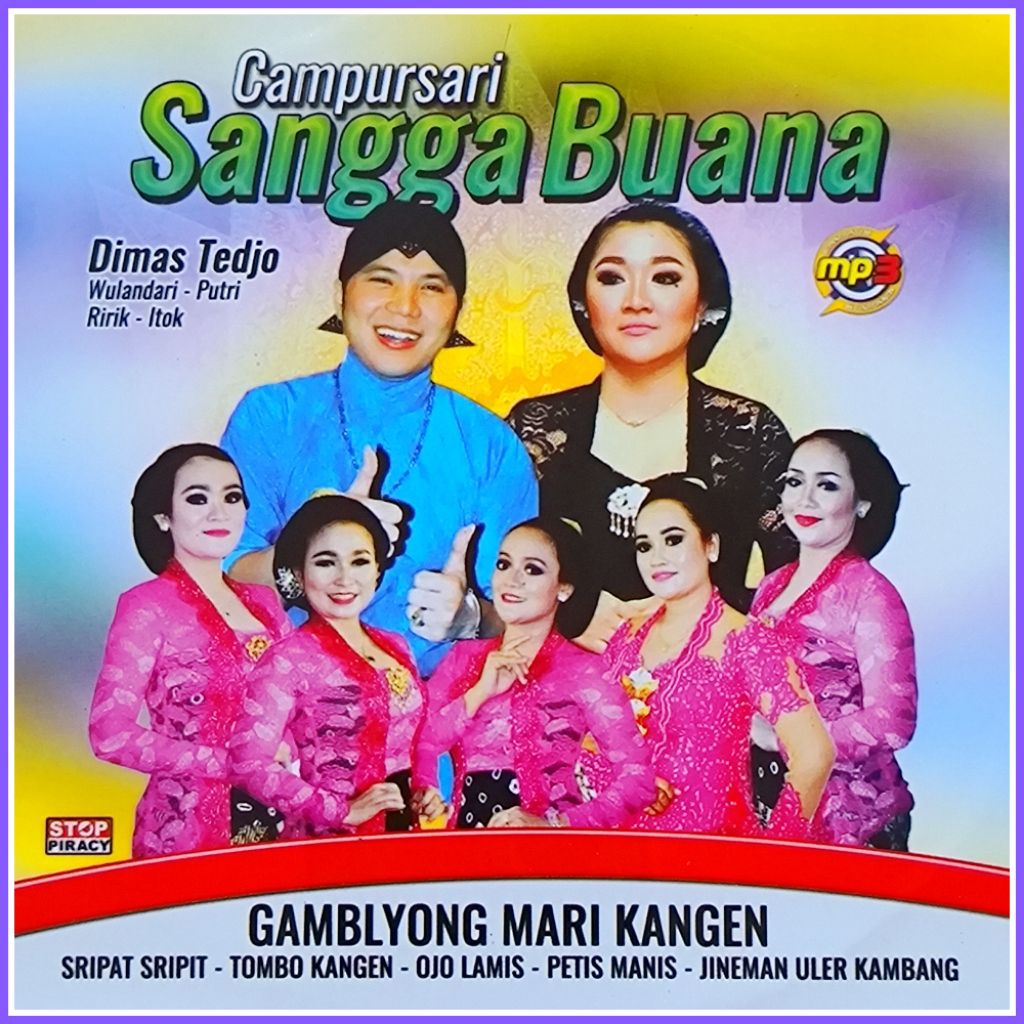Kaset MP3 Audio 100 Lagu Jawa Campursari Sangga Buana - Maduma Album Pilihan Terlaris