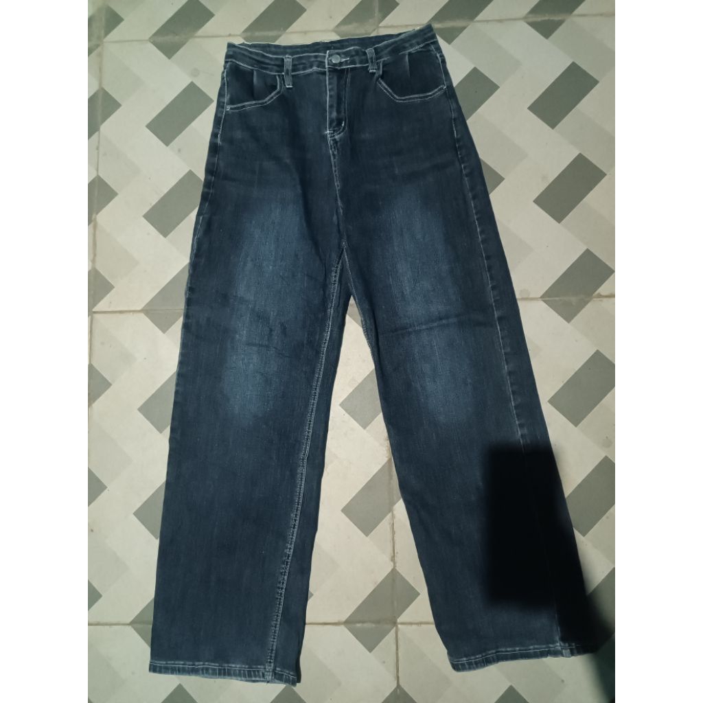 PL CELANA KULOT JEANS LOOSE PANTS wanita super bagus like new