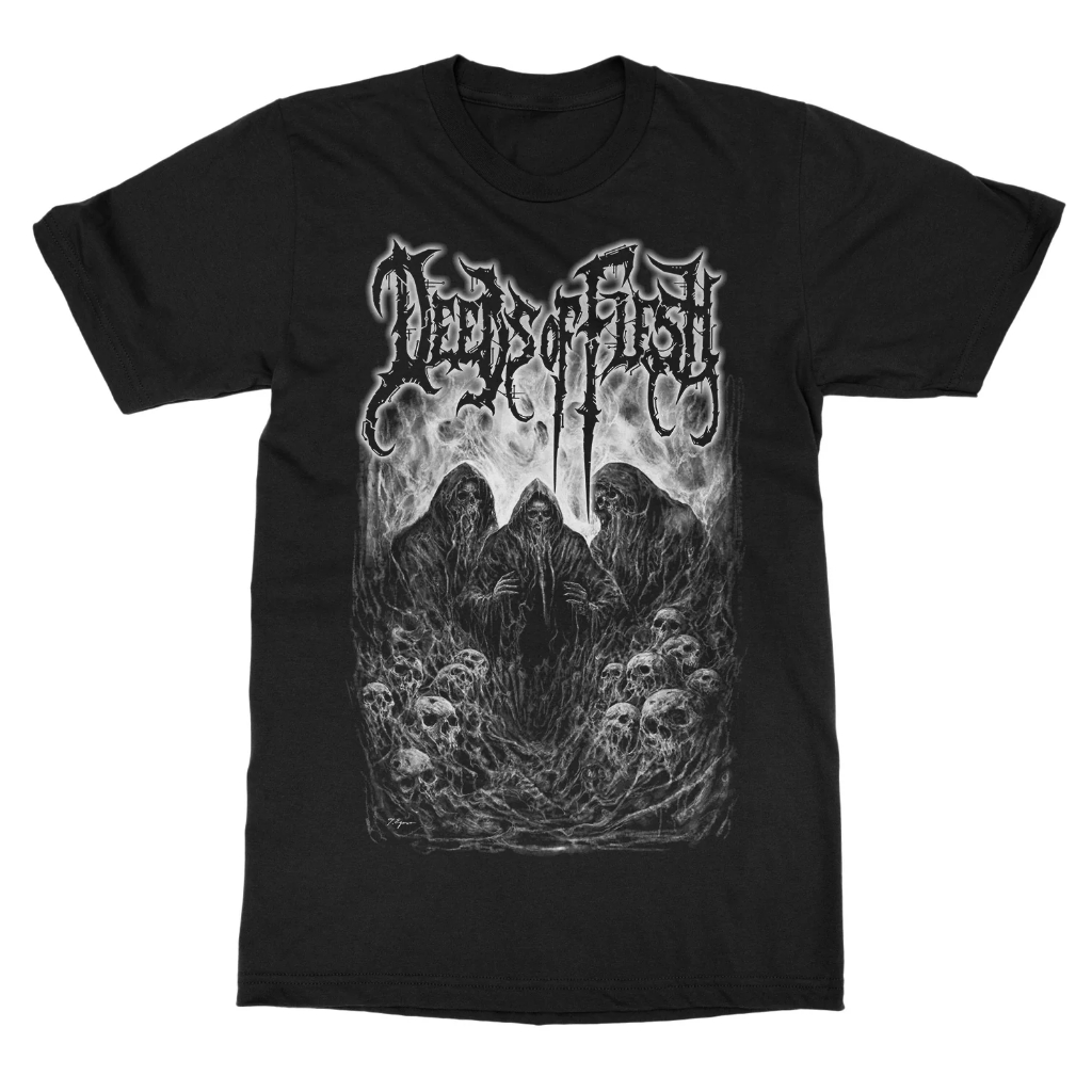 kaos deeds of flesh infested beneath the earth brutal death metal merch
