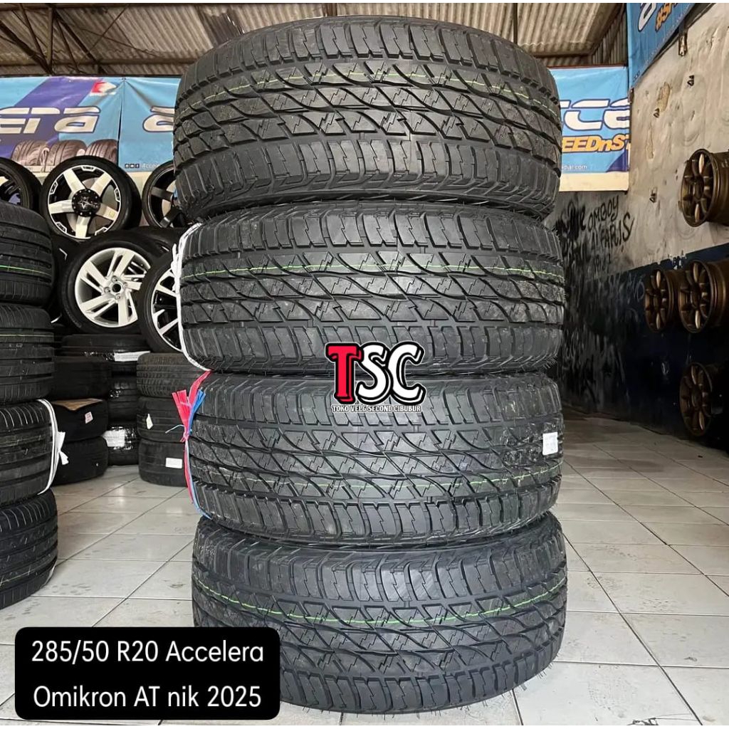BAN SECOND | 285/50 R20 ACCELERA OMIKRON TYPE A/T TAHUN 2025 KONDISI 90%