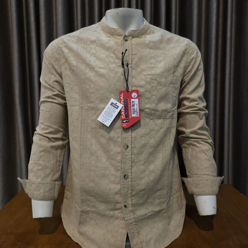 CARDINAL JEANS ORIGINAL KEMEJA KOKO LENGAN PANJANG SLIMFIT
