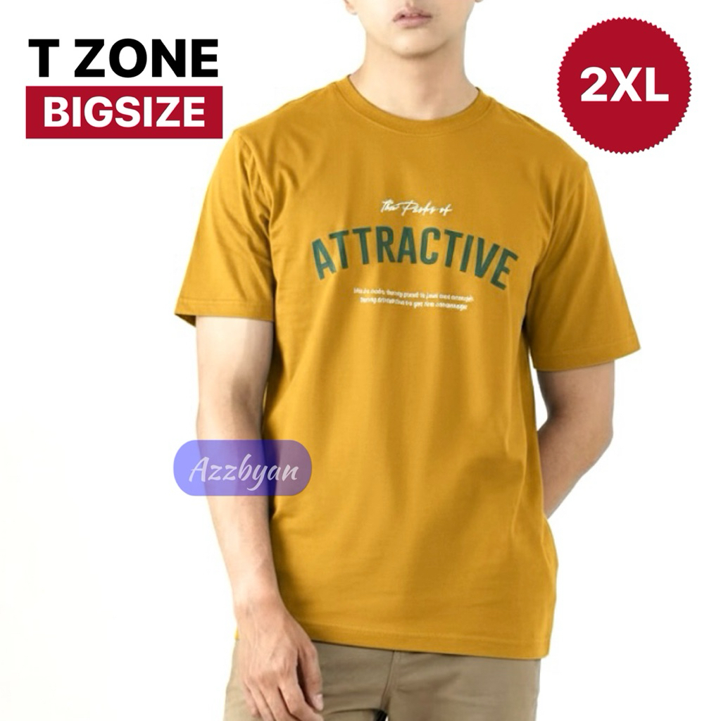 KAOS T-ZONE BIG SIZE 2xl 3xl dan 4xl