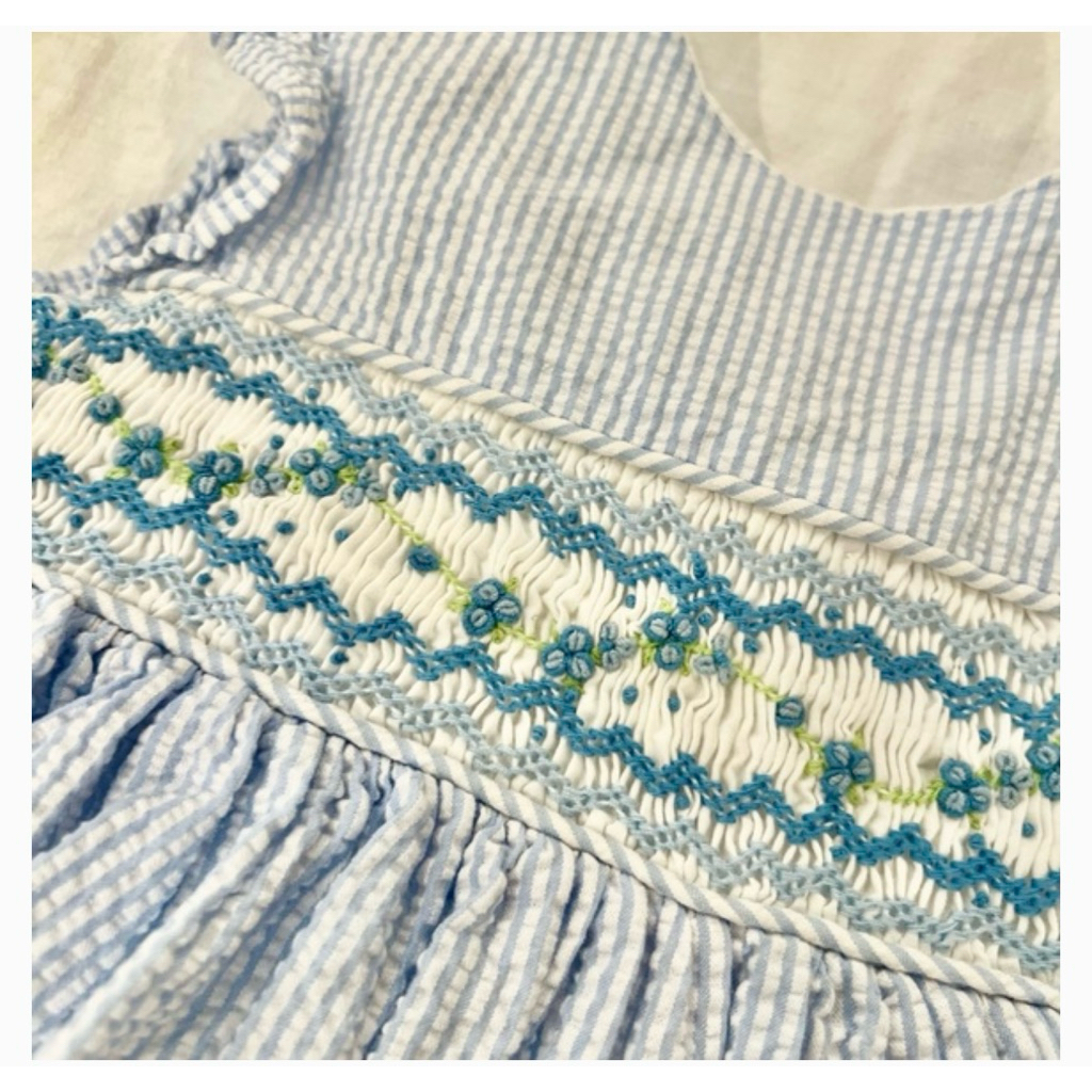 preloved smocked dress handsmocked dress vintage baby laura ashley 2-3t not tykes and tots