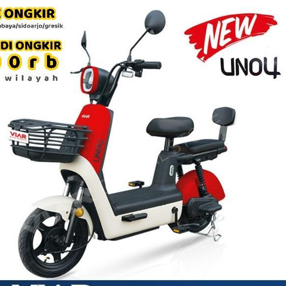 Sepeda Listrik VIAR U1 - PROMO - ORIGINAL - Hijau, surabaya