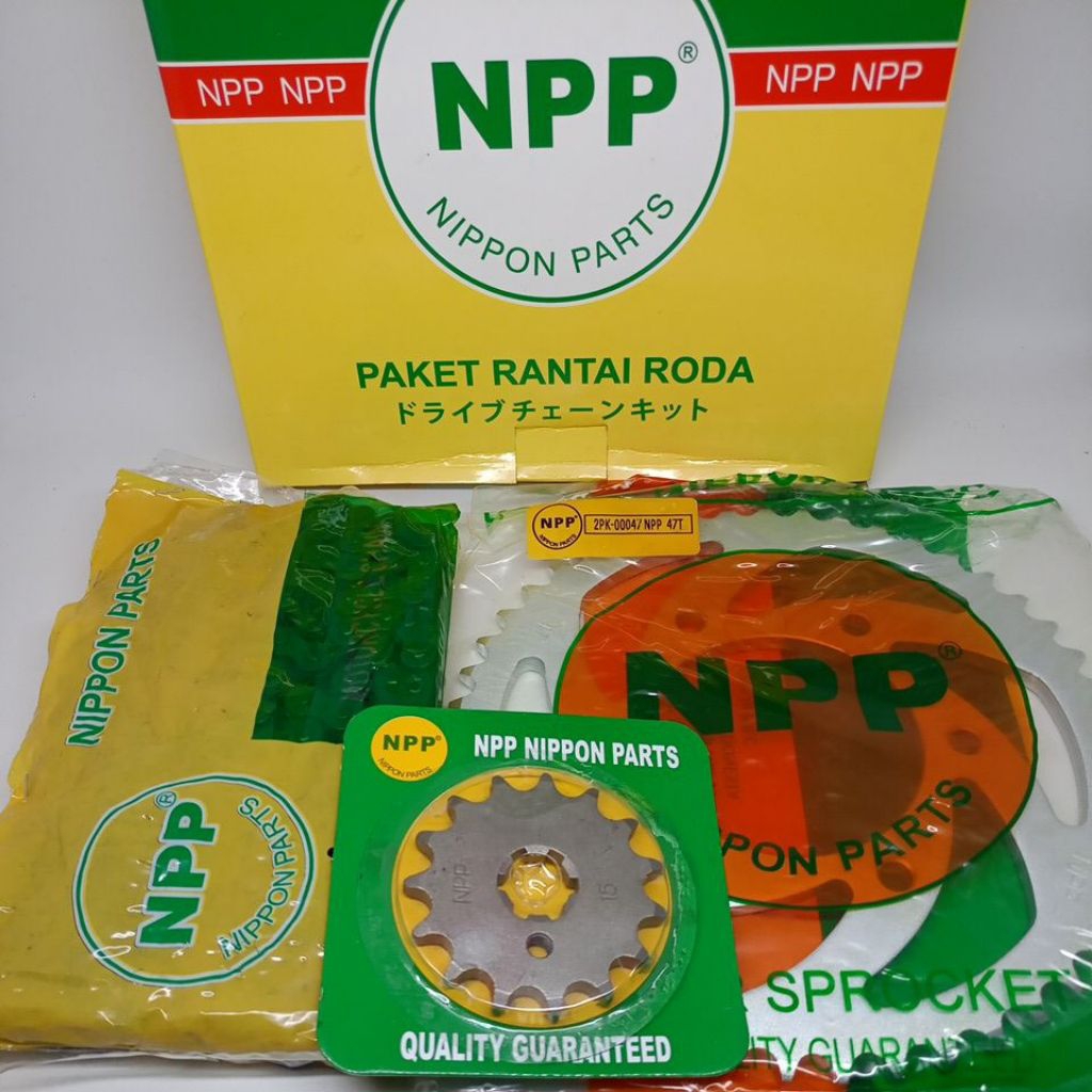 GEARSET XABRE TYPE H (15T 47T 428-132) ORIGINAL NPP