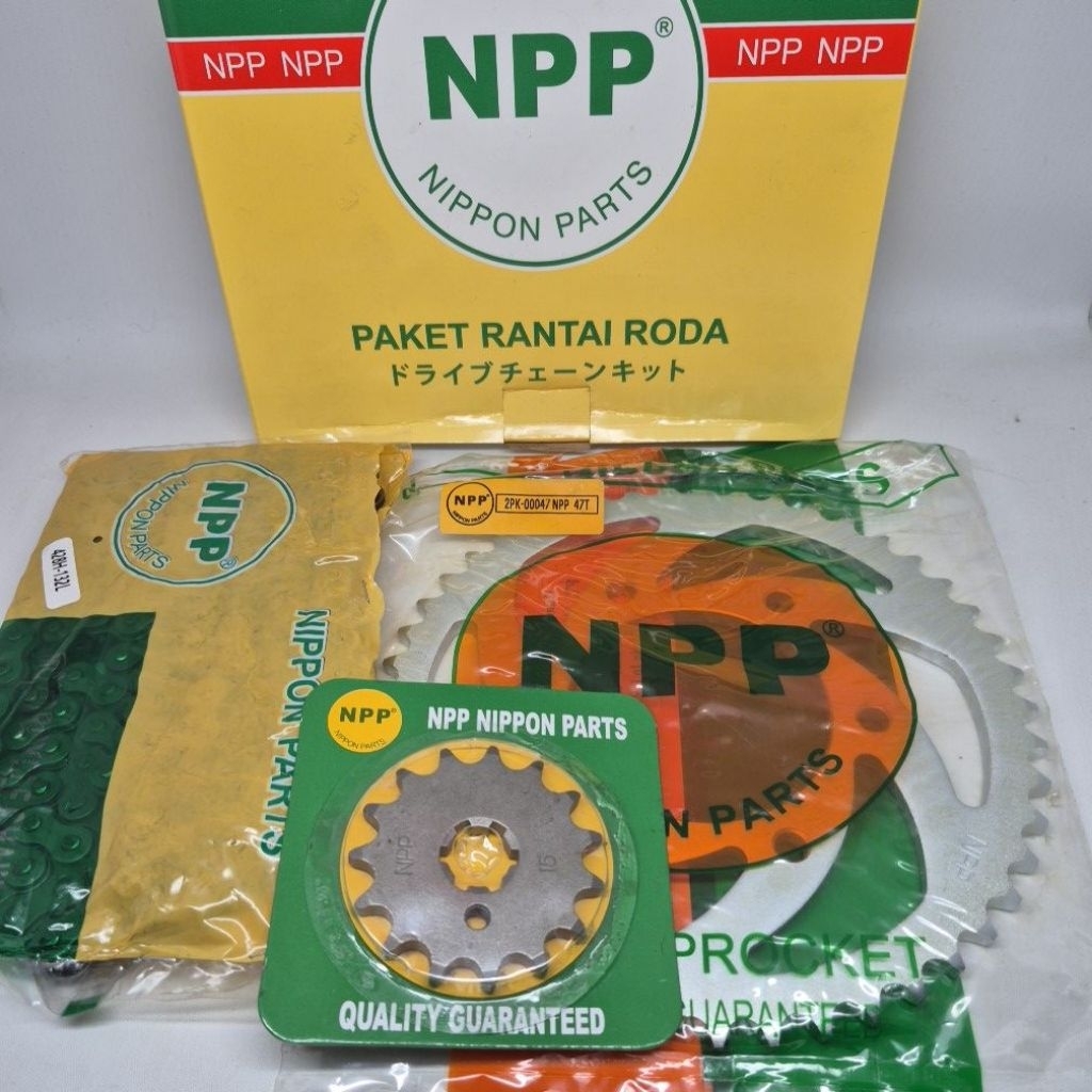 GEARSET XABRE TYPE H (15T 47T 428-132) ORIGINAL NPP