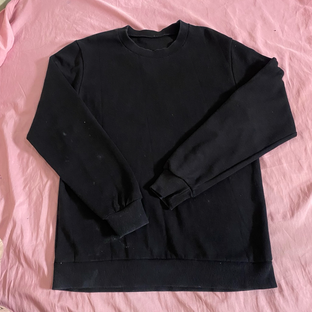 (PRELOVED) CREWNECK HITAM