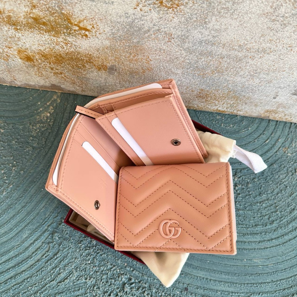 GUCCI GG MARMONT COMPACT LIGHT PINK