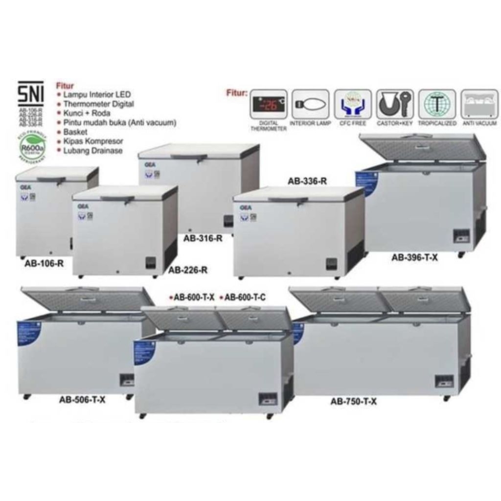 GEA CHEST FREEZER 100-300 LITER
