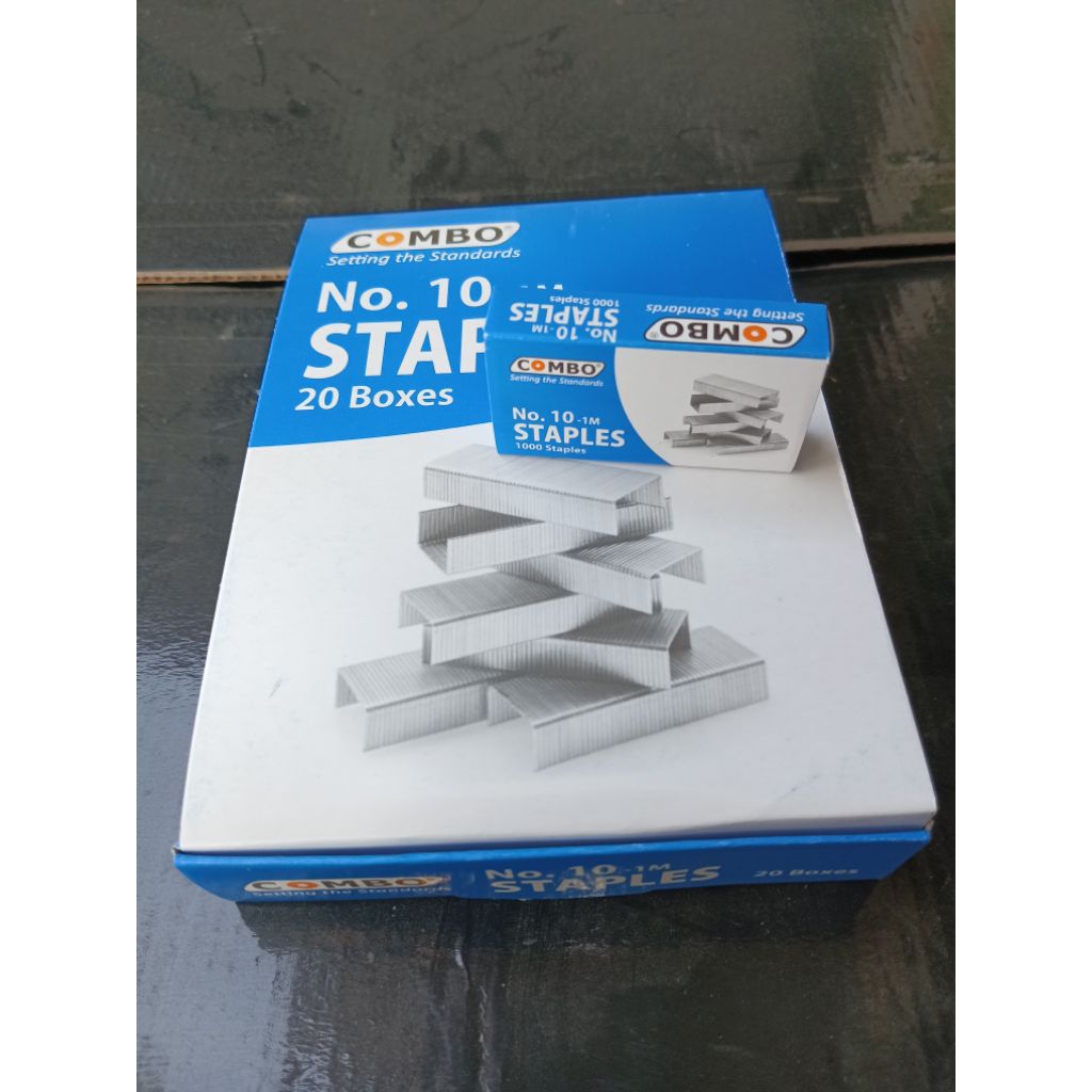 isi Hekter/anak hekter stapler No 10 combo  (harga per pak kecil)