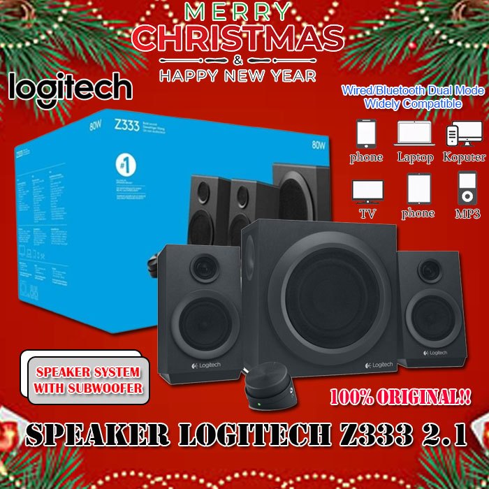 Speaker Logitech Z333 With Subwoofer 2.1 Speaker System Original