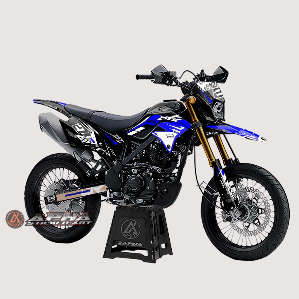 DECAL STICKER MOTOR KAWASAKI KLX D-TRACKER BF DESAIN 104