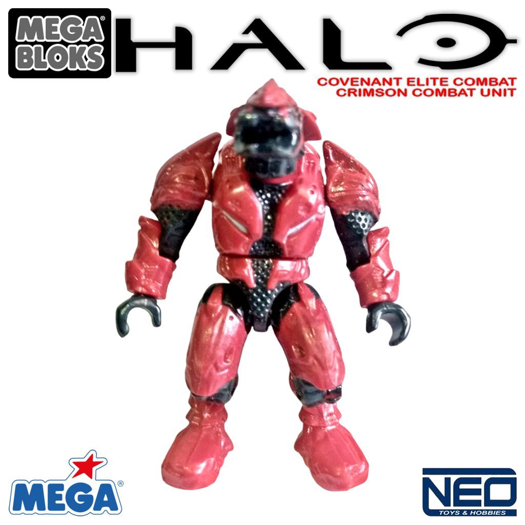 MEGA BLOKS HALO "Covenant Elite Combat" Red CrimSon Combat Unit