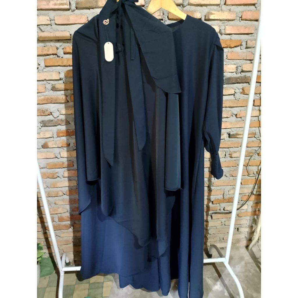 pl abaya dan khiban+cadar baru ya bahan anti uv