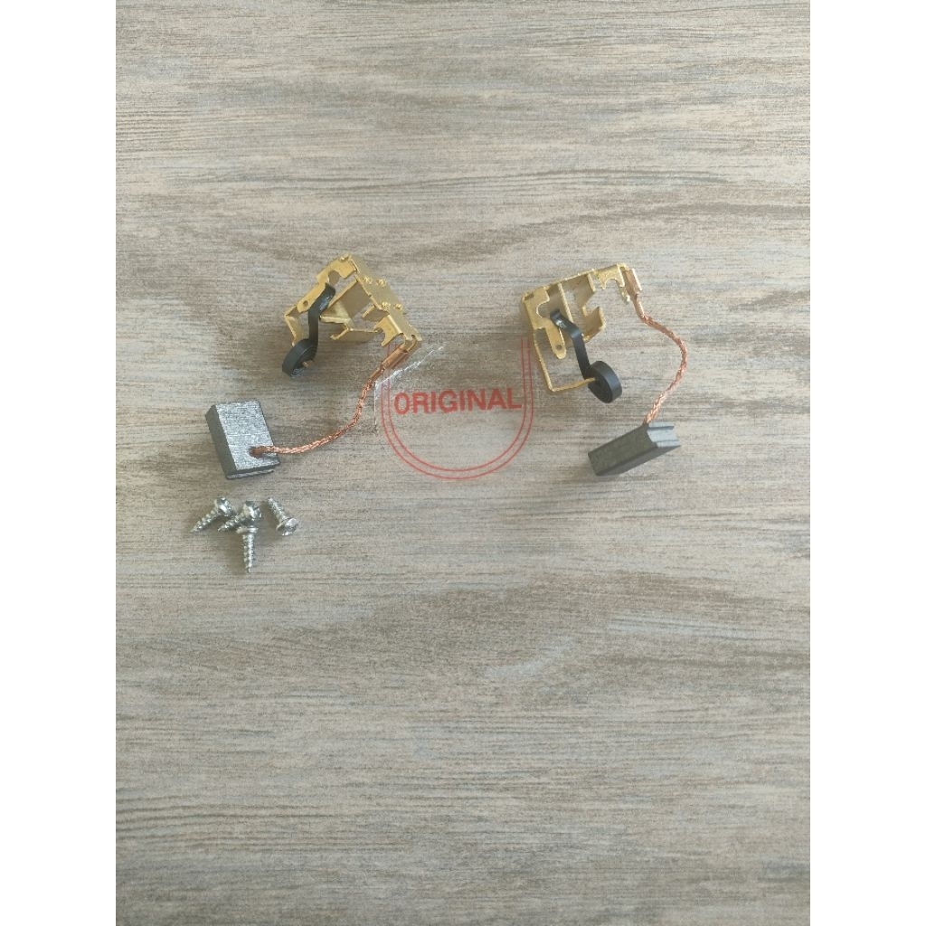 Brush holder plus carbon brush Mesin Gerinda Bosch GWS 700 original/brush holder plus carbon origina