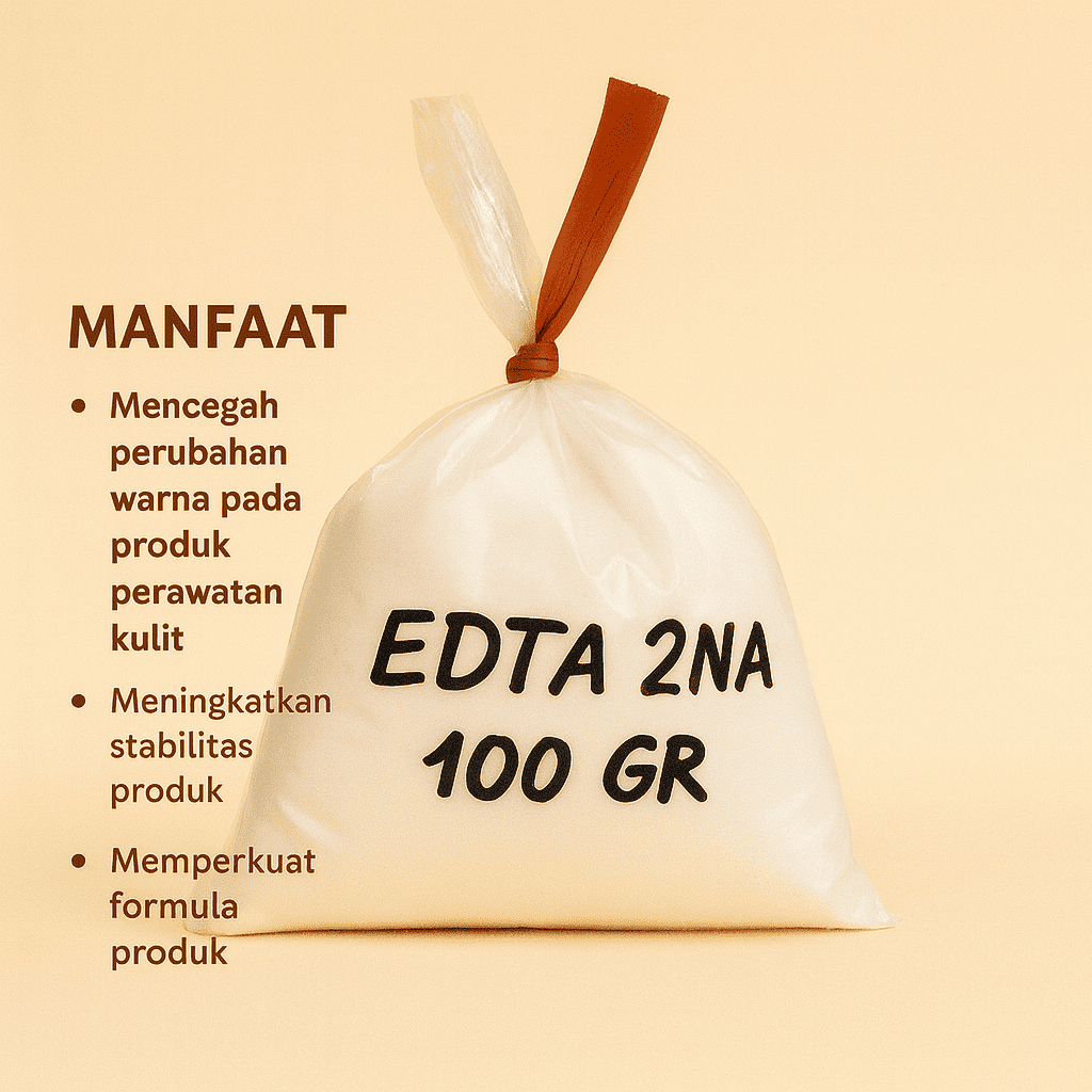 EDTA 2 Na GRAM Penstabil Formulasi Bahan Skincare EDTA 2 NA Chelating Agent 100 GRAM