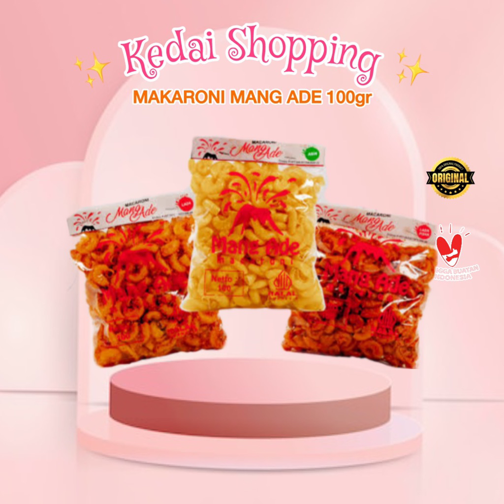 MAKRONI MANG ADE 100GR || MAKARONI MANG ADE || MAKRONI PEDAS || MAKARONI PEDAS