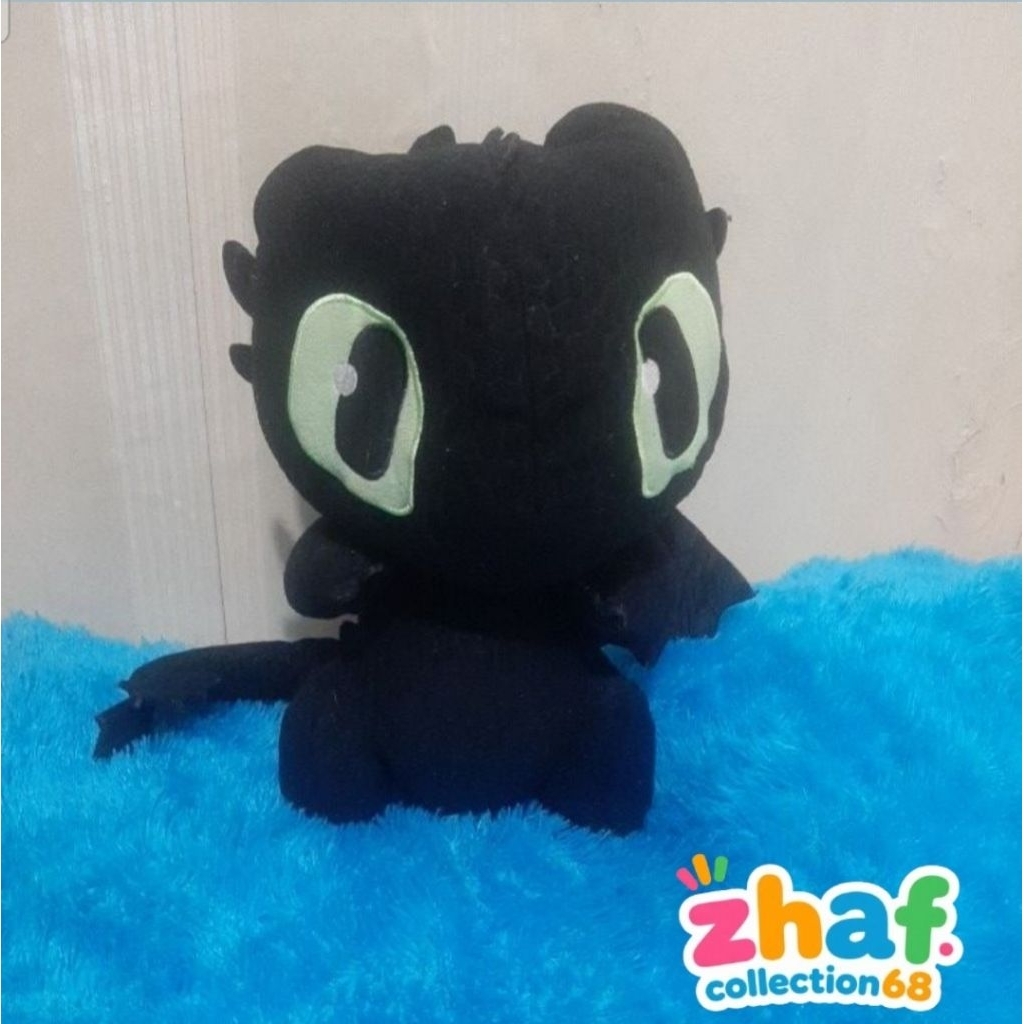 boneka dragon toothles elektrik