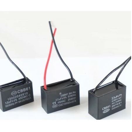 Kapasitor Kipas Angin 1,5 Uf Untuk Kipas Panasonic KDK Maspion Cosmos Miyako Sekai Advance dudukk di