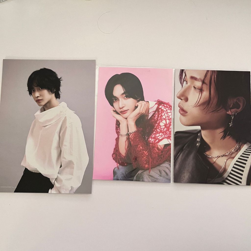 OFFICIAL POSTCARD WONBIN RIIZE LEAFLET ODYSSEY SMTOWN SG24 SET