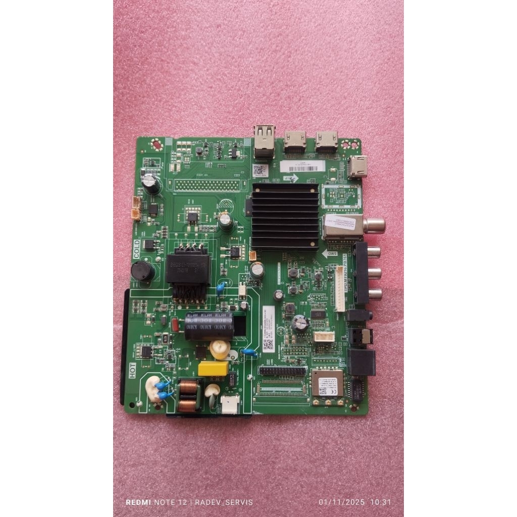 mainboard TV LED Polytron Android PLD32TAG9855 32TAG9855