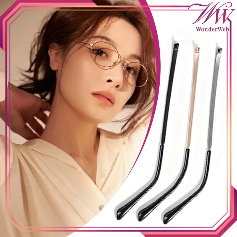 1Pair Temple Gagang Kaki Kacamata Logam kaki kacamata pengganti Aksesoris Kacamata Tangkai Batang Ga