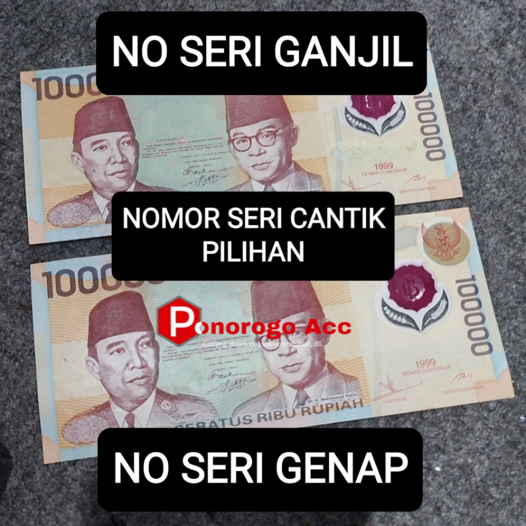 Koleksi Ganjil Genap Khusus uang lama nomor seri pilihan nomor seri unik nomor seri bagus ganjil gen