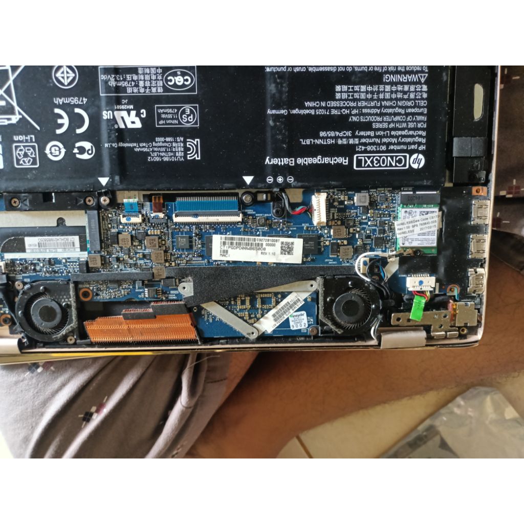 mainboard board laptop hp envy 13 core i7 gen 7