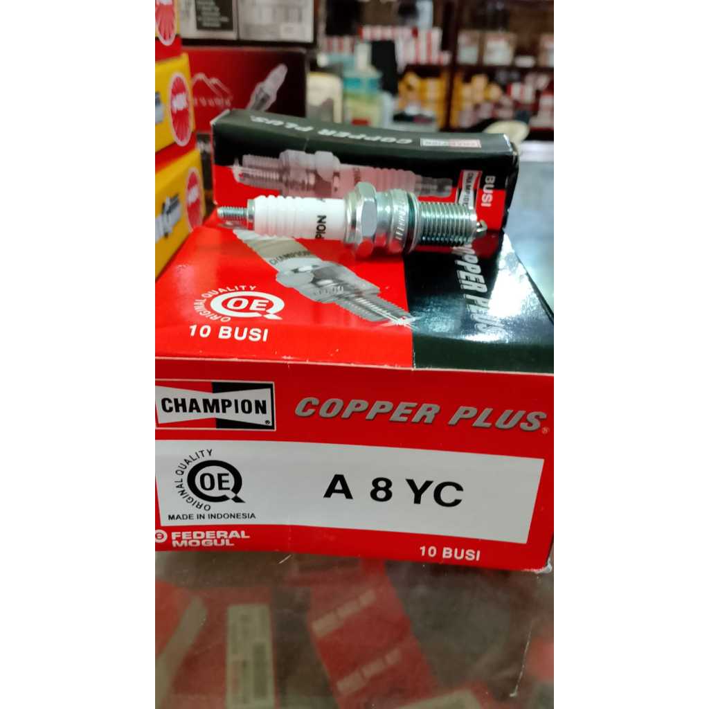 BUSI SPARKPLUG CHAMPION A 8 YC A8YC TIGER GL SCORPIO ORIGINAL CHAMPION