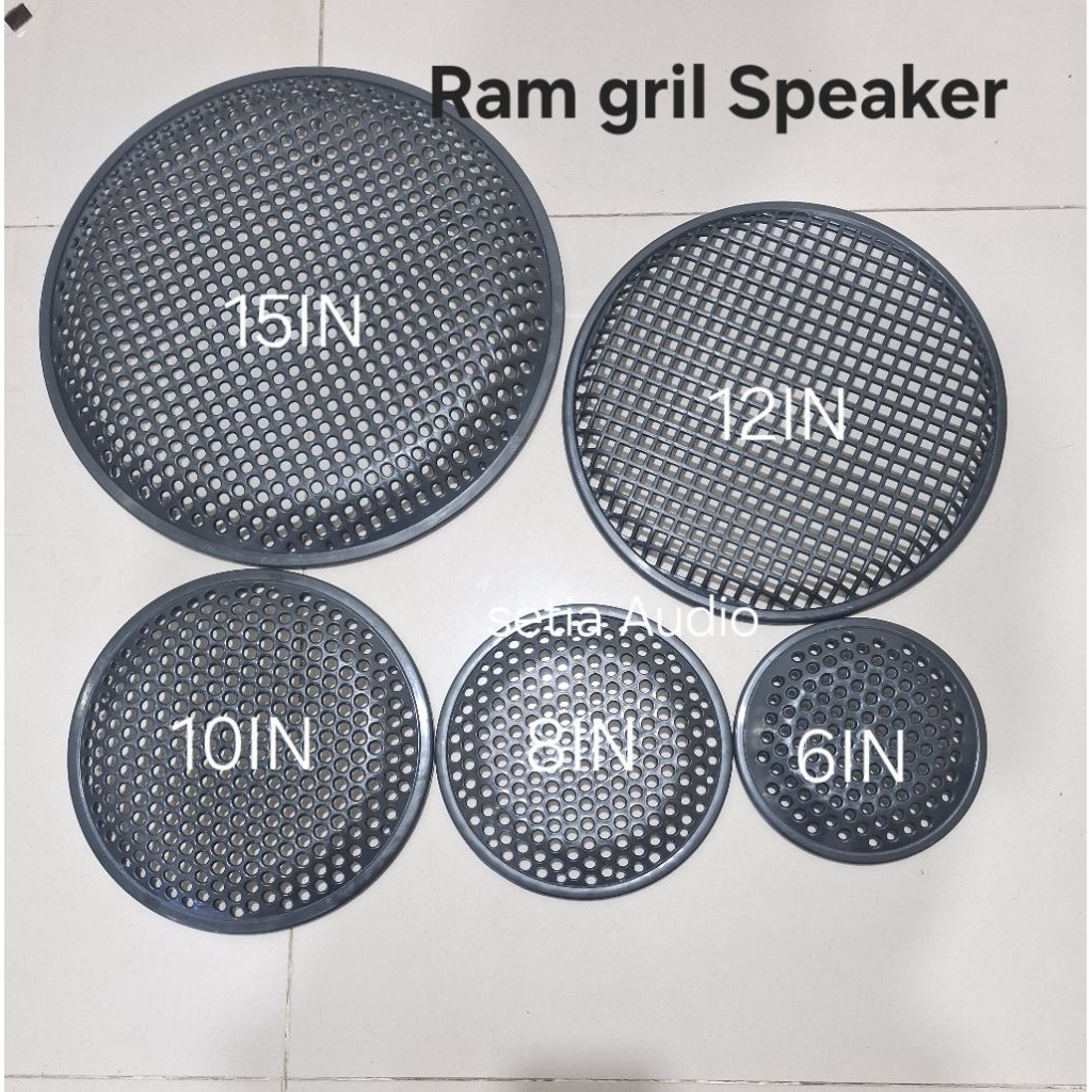 GRIL RAM SPEAKER 3in 5in 6in 8in 10in 12in 15in pelindung speaker