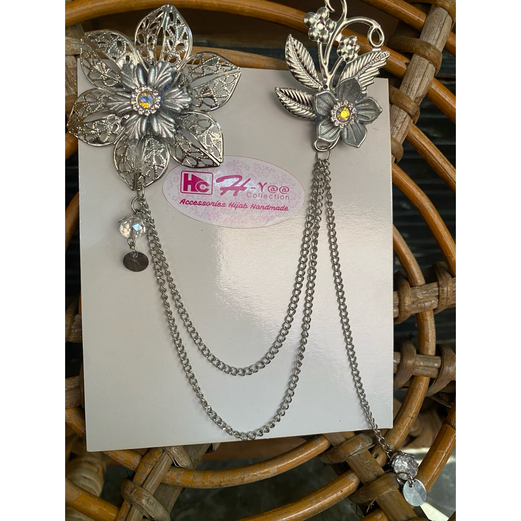 bros kebaya silver/bros rantai