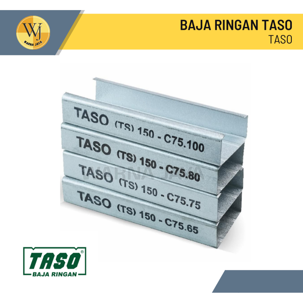 Rangka Baja Ringan Taso C75 / Baja Ringan Canal C75